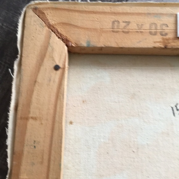 Vintage signed original oil painting - Picture 8 of 10